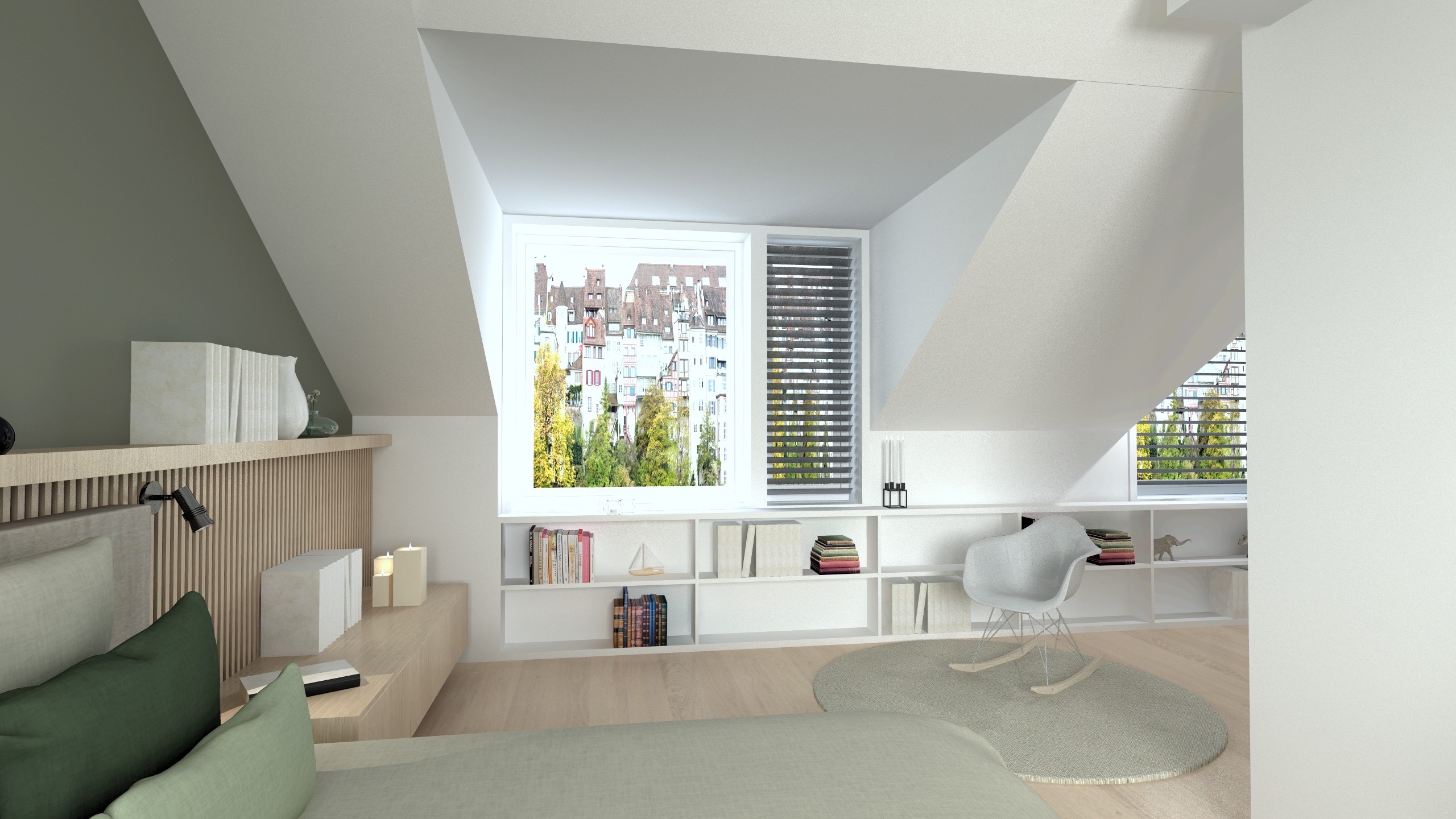 Image of a master bedroom interior in Strassen