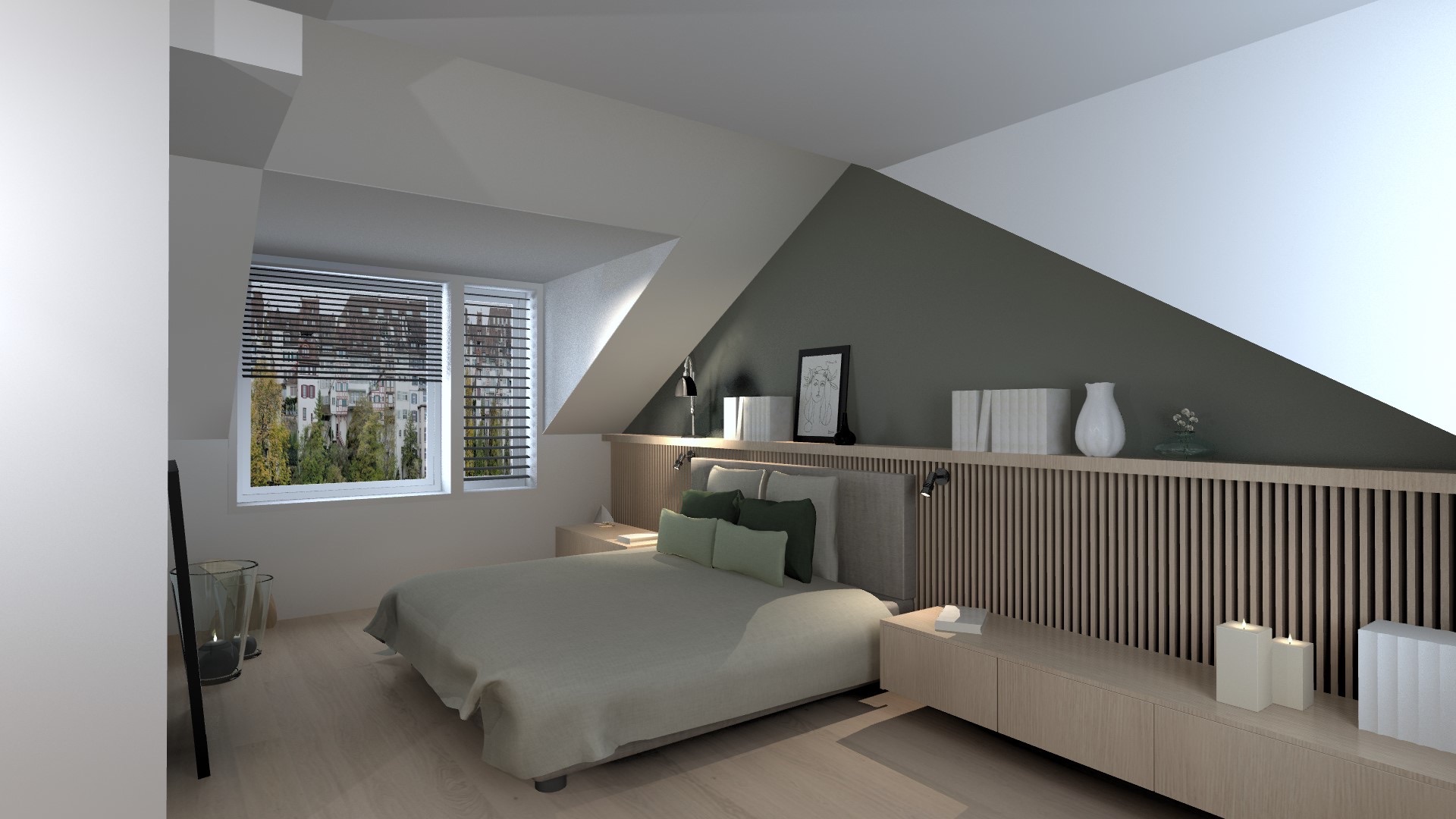 Image of a master bedroom interior in Strassen